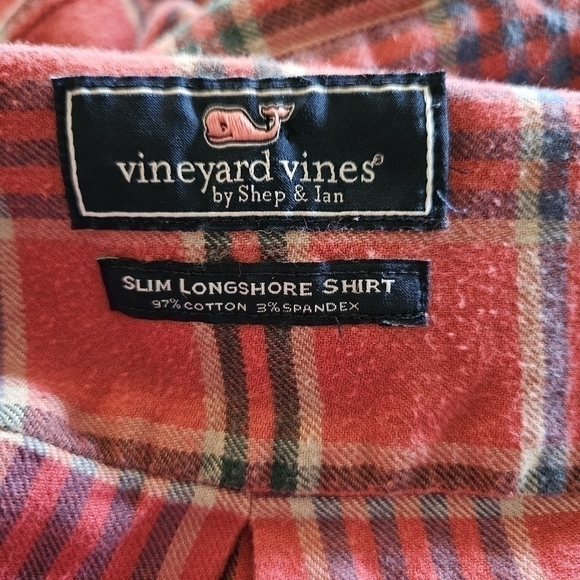 Vineyard Vines S pink Flannel - Picture 3 of 8